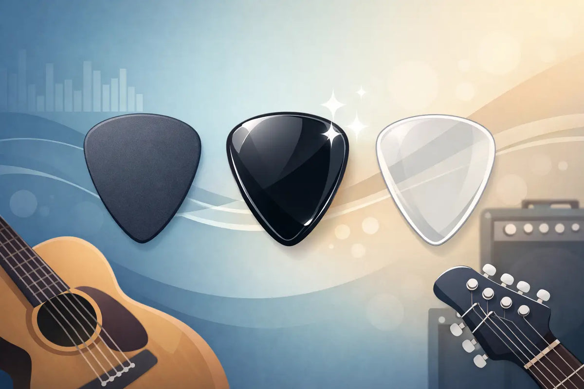 What a Polished Guitar Pick Finish Changes