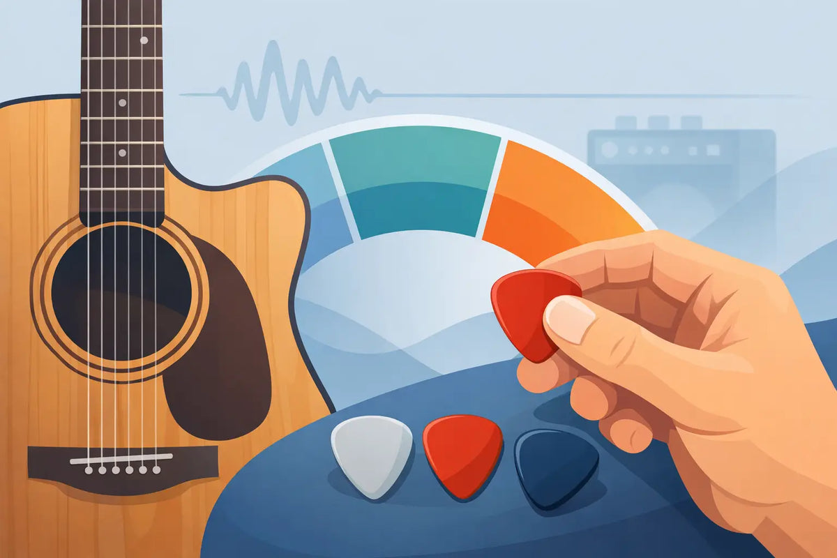 How to Select Pick Stiffness for Your Playing