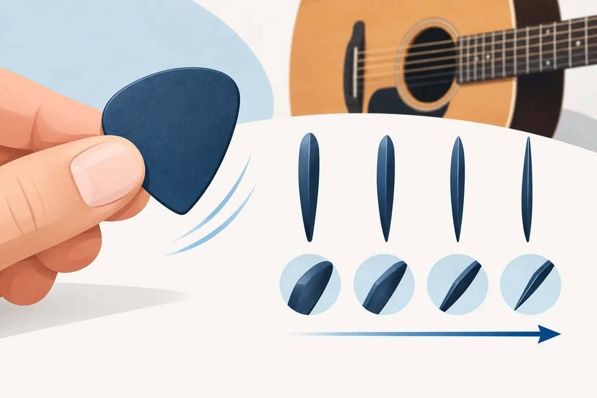Guitar Pick Edge Profile Guide for Faster Release