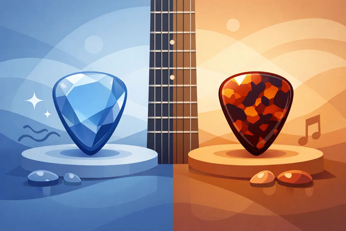 Acrylic vs Celluloid Picks: What Players Feel