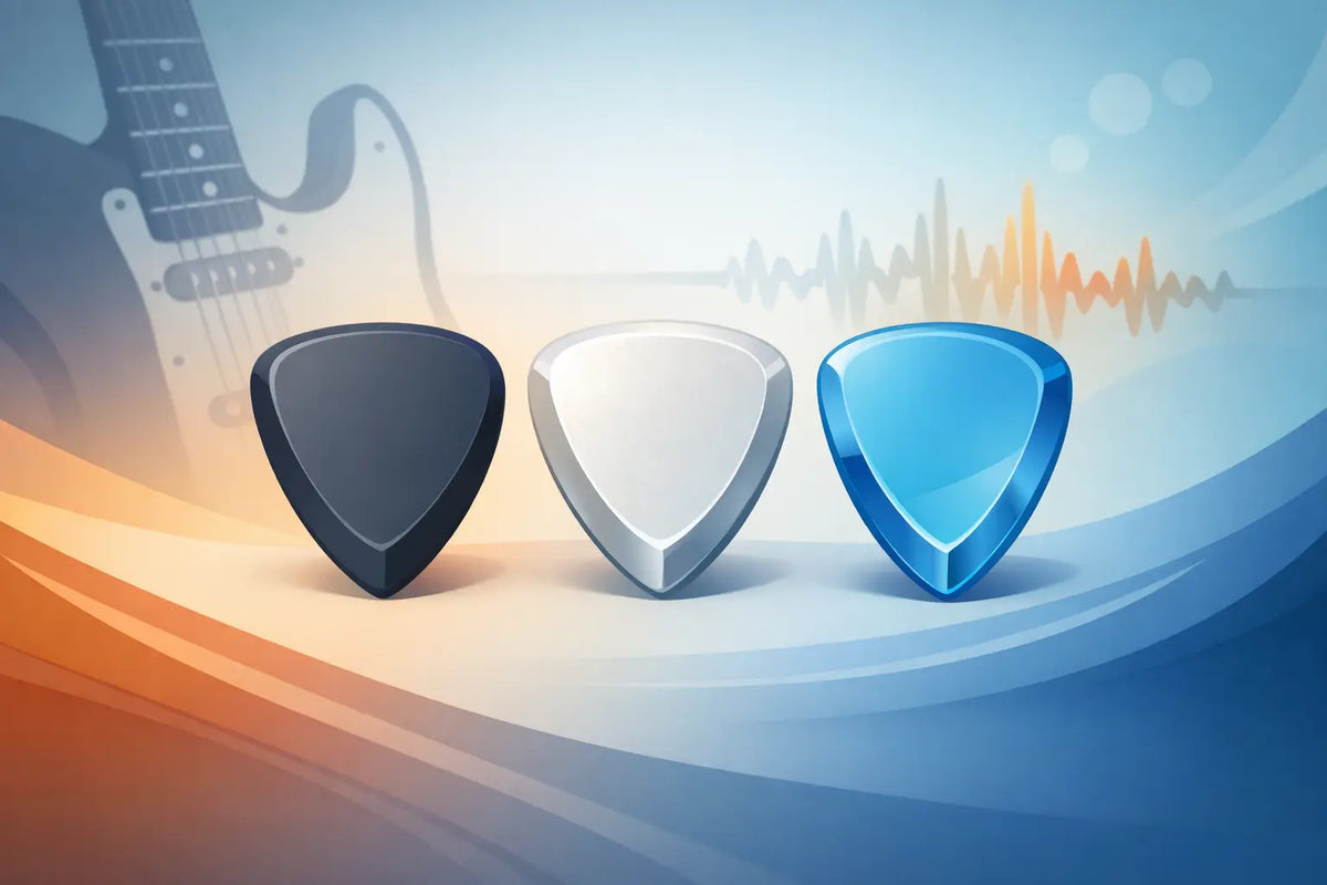 Beveled Plectrums Compared for Speed and Tone
