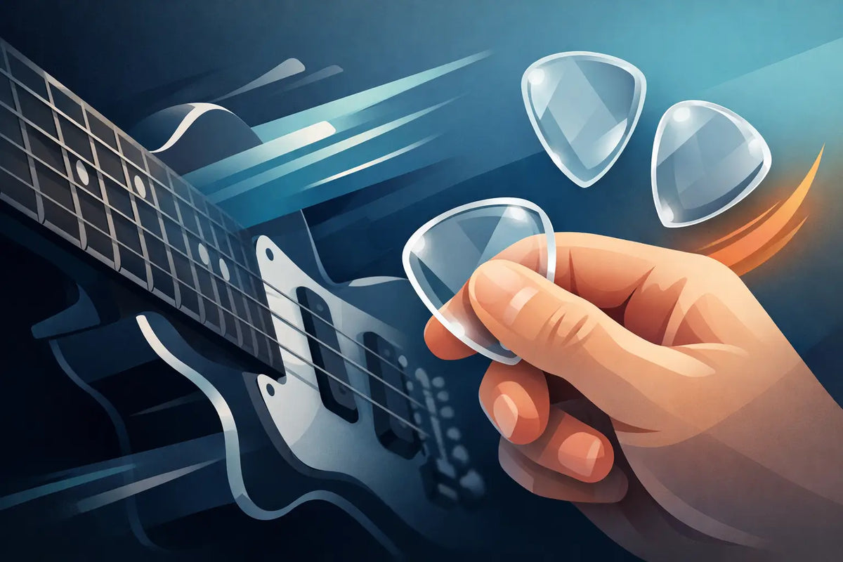 Acrylic Guitar Picks Built for Speed and Control