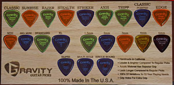 グラヴィティ　ピック　3mm 楽天市場】Gravity Guitar Picks Classic Standard グラビティ ギター