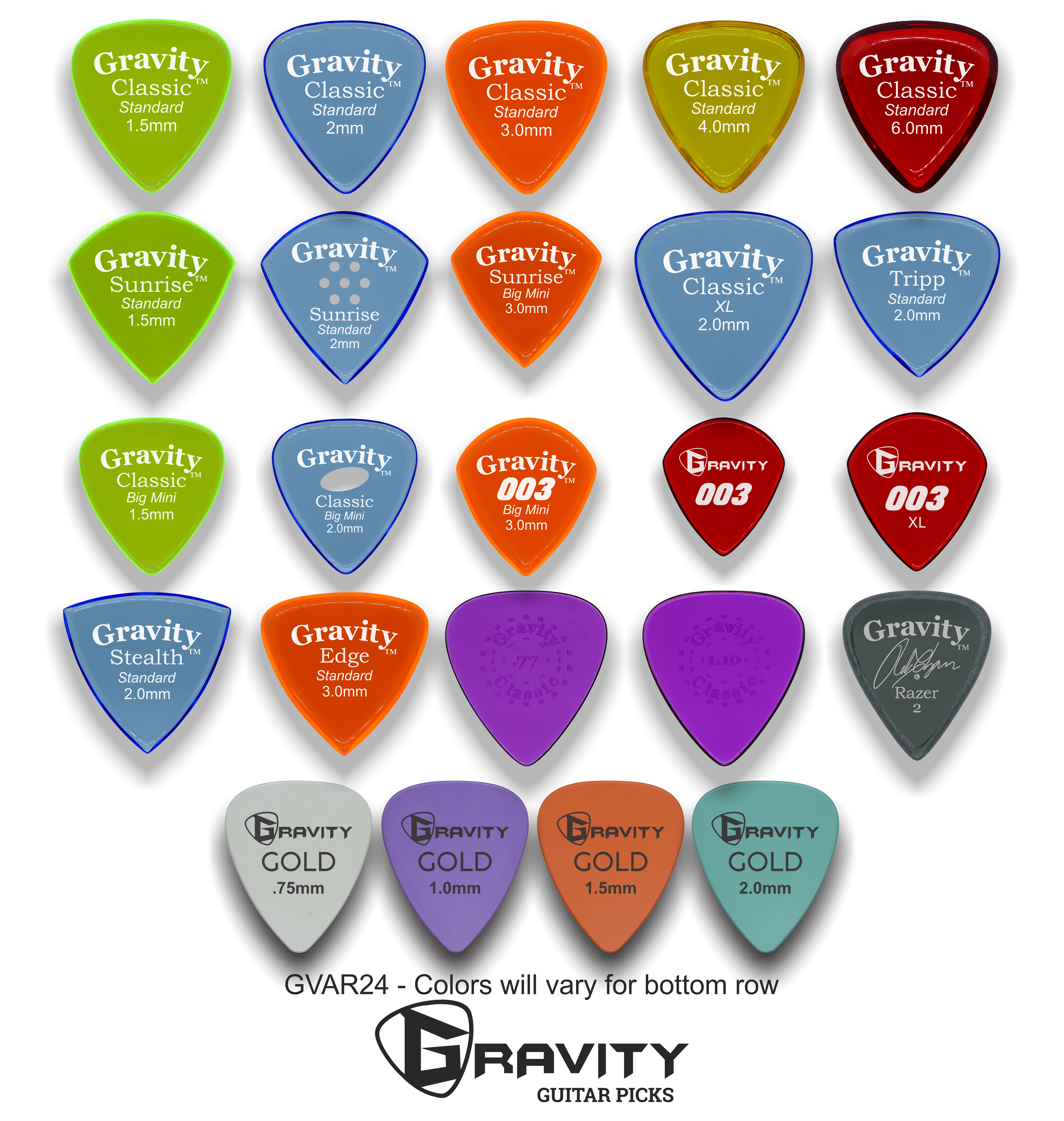 Gravity Picks: Variety Pack