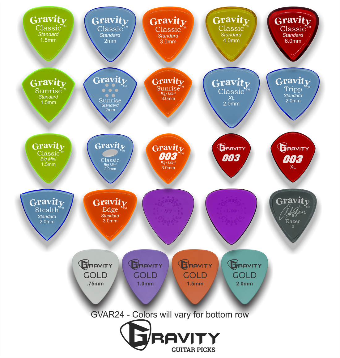 Gravity Picks: Variety Pack