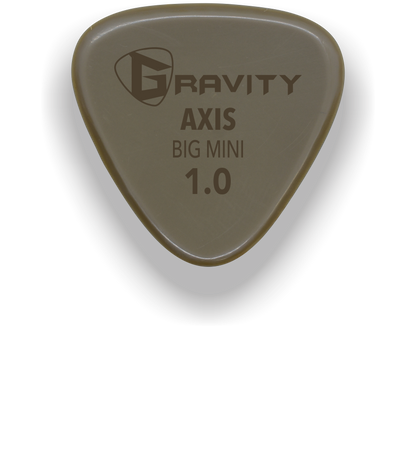 Axis Big Mini 1.0mm Gold Guitar Pick Handmade Custom Best Acoustic Mandolin Electric Ukulele Bass Plectrum Bright Loud Faster Speed