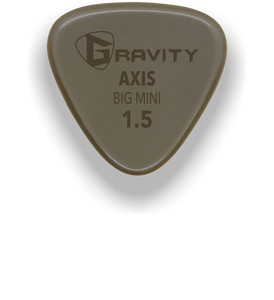 Axis Big Mini 1.5mm Gold Guitar Pick Handmade Custom Best Acoustic Mandolin Electric Ukulele Bass Plectrum Bright Loud Faster Speed