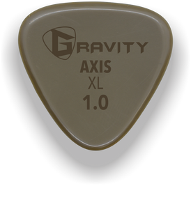 Axis XL 1.0mm Gold Guitar Pick Handmade Custom Best Acoustic Mandolin Electric Ukulele Bass Plectrum Bright Loud Faster Speed