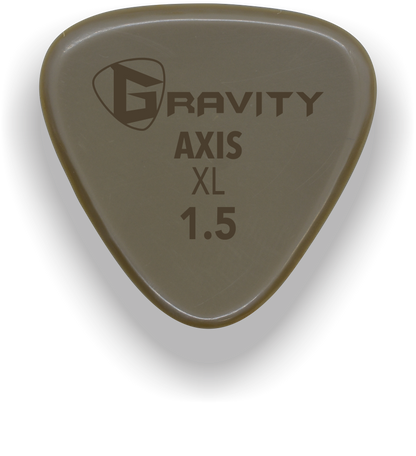 Axis XL 1.5mm Gold Guitar Pick Handmade Custom Best Acoustic Mandolin Electric Ukulele Bass Plectrum Bright Loud Faster Speed