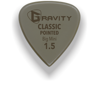 Load image into Gallery viewer, Classic Pointed Big Mini 1.5mm Gold Guitar Pick Handmade Custom Best Acoustic Mandolin Electric Ukulele Bass Plectrum Bright Loud Faster Speed