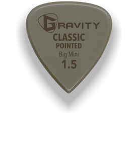 Classic Pointed Big Mini 1.5mm Gold Guitar Pick Handmade Custom Best Acoustic Mandolin Electric Ukulele Bass Plectrum Bright Loud Faster Speed