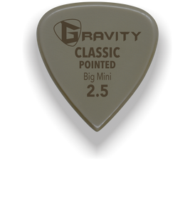 Classic Pointed Big Mini 2.5mm Gold Guitar Pick Handmade Custom Best Acoustic Mandolin Electric Ukulele Bass Plectrum Bright Loud Faster Speed