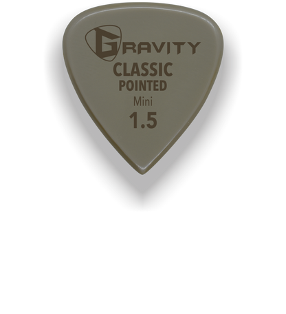 Classic Pointed Mini Jazz 1.5mm Gold Guitar Pick Handmade Custom Best Acoustic Mandolin Electric Ukulele Bass Plectrum Bright Loud Faster Speed