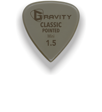 Load image into Gallery viewer, Classic Pointed Mini Jazz 1.5mm Gold Guitar Pick Handmade Custom Best Acoustic Mandolin Electric Ukulele Bass Plectrum Bright Loud Faster Speed