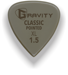 Classic Pointed XL 1.5mm Gold Guitar Pick Handmade Custom Best Acoustic Mandolin Electric Ukulele Bass Plectrum Bright Loud Faster Speed
