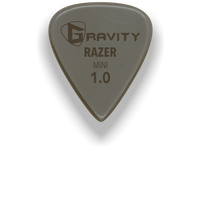 Load image into Gallery viewer, Razer Mini Jazz 1.0mm Gold Guitar Pick Handmade Custom Best Acoustic Mandolin Electric Ukulele Bass Plectrum Bright Loud Faster Speed 