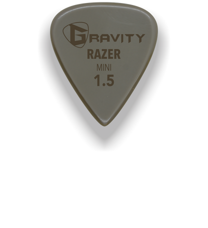 Razer Mini Jazz 1.5mm Gold Guitar Pick Handmade Custom Best Acoustic Mandolin Electric Ukulele Bass Plectrum Bright Loud Faster Speed
