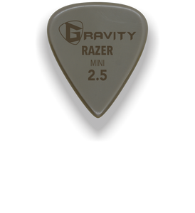 Razer Mini Jazz 2.5mm Gold Guitar Pick Handmade Custom Best Acoustic Mandolin Electric Ukulele Bass Plectrum Bright Loud Faster Speed