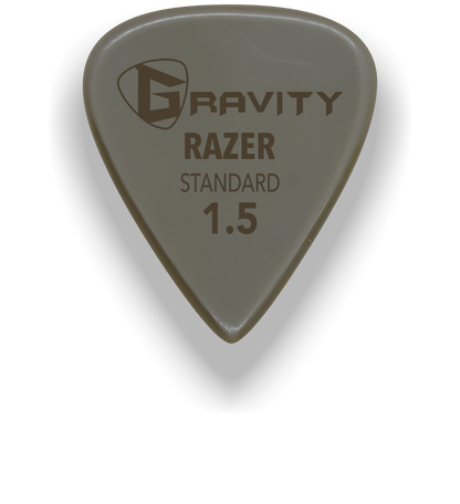 Razer Standard 1.5mm Gold Guitar Pick Handmade Custom Best Acoustic Mandolin Electric Ukulele Bass Plectrum Bright Loud Faster Speed