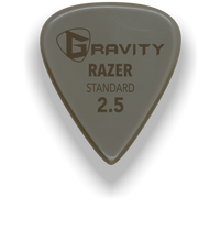 Load image into Gallery viewer, Razer Standard 2.5mm Gold Guitar Pick Handmade Custom Best Acoustic Mandolin Electric Ukulele Bass Plectrum Bright Loud Faster Speed