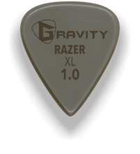 Load image into Gallery viewer, Razer XL 1.0mm Gold Guitar Pick Handmade Custom Best Acoustic Mandolin Electric Ukulele Bass Plectrum Bright Loud Faster Speed