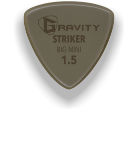 Striker Big Mini 1.5mm Gold Guitar Pick Handmade Custom Best Acoustic Mandolin Electric Ukulele Bass Plectrum Bright Loud Faster Speed