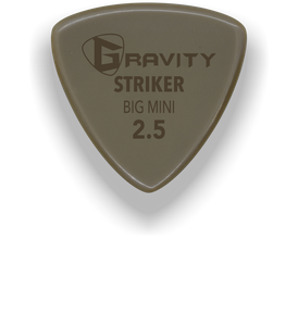 Striker Big Mini 2.5mm Gold Guitar Pick Handmade Custom Best Acoustic Mandolin Electric Ukulele Bass Plectrum Bright Loud Faster Speed