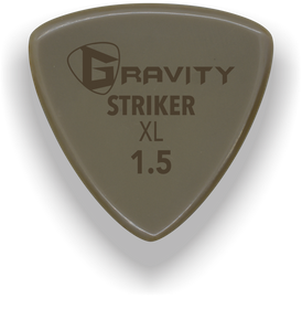 Striker XL 1.5mm Gold Guitar Pick Handmade Custom Best Acoustic Mandolin Electric Ukulele Bass Plectrum Bright Loud Faster Speed