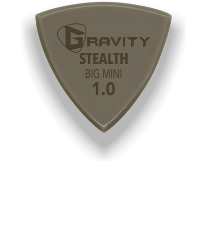 Stealth Big Mini 1.0mm Gold Guitar Pick Handmade Custom Best Acoustic Mandolin Electric Ukulele Bass Plectrum Bright Loud Faster Speed