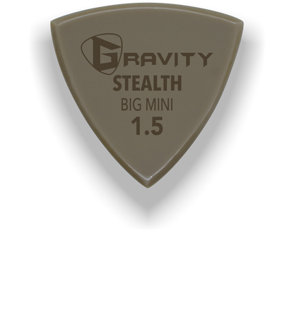 Stealth Big Mini 1.5mm Gold Guitar Pick Handmade Custom Best Acoustic Mandolin Electric Ukulele Bass Plectrum Bright Loud Faster Speed