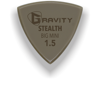 Load image into Gallery viewer, Stealth Big Mini 1.5mm Gold Guitar Pick Handmade Custom Best Acoustic Mandolin Electric Ukulele Bass Plectrum Bright Loud Faster Speed