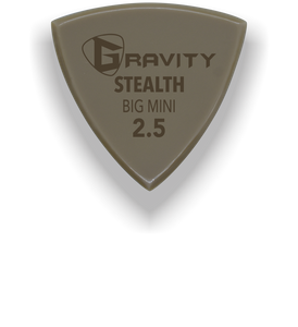 Stealth Big Mini 2.5mm Gold Guitar Pick Handmade Custom Best Acoustic Mandolin Electric Ukulele Bass Plectrum Bright Loud Faster Speed