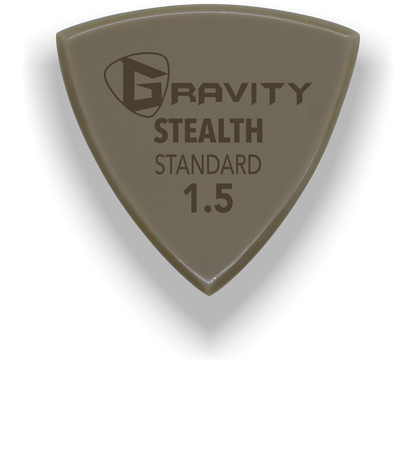 Stealth Standard 1.5mm Gold Guitar Pick Handmade Custom Best Acoustic Mandolin Electric Ukulele Bass Plectrum Bright Loud Faster Speed