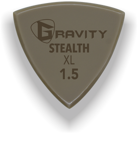 Stealth XL 1.5mm Gold Guitar Pick Handmade Custom Best Acoustic Mandolin Electric Ukulele Bass Plectrum Bright Loud Faster Speed