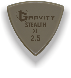 Stealth XL 2.5mm Gold Guitar Pick Handmade Custom Best Acoustic Mandolin Electric Ukulele Bass Plectrum Bright Loud Faster Speed
