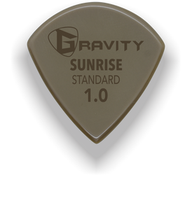 Sunrise Standard 1.0mm Gold Guitar Pick Handmade Custom Best Acoustic Mandolin Electric Ukulele Bass Plectrum Bright Loud Faster Speed
