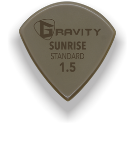 Sunrise Standard 1.5mm Gold Guitar Pick Handmade Custom Best Acoustic Mandolin Electric Ukulele Bass Plectrum Bright Loud Faster Speed