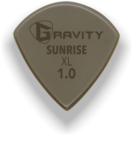 Sunrise XL 1.0mm Gold Guitar Pick Handmade Custom Best Acoustic Mandolin Electric Ukulele Bass Plectrum Bright Loud Faster Speed