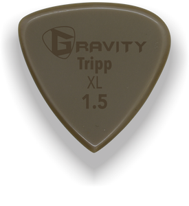 Tripp XL 1.5mm Gold Guitar Pick Handmade Custom Best Acoustic Mandolin Electric Ukulele Bass Plectrum Bright Loud Faster Speed