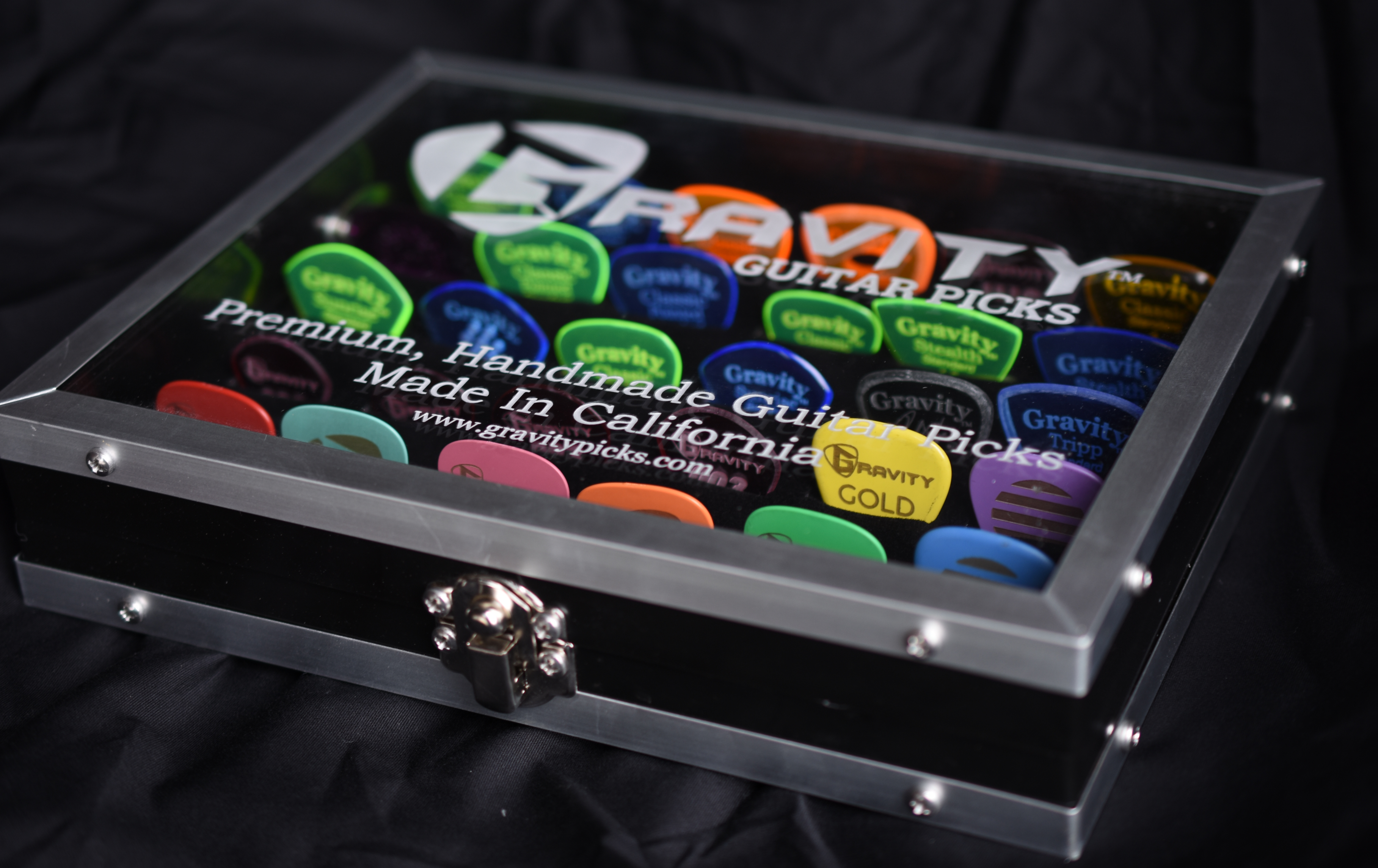 Guitar pick display case deals