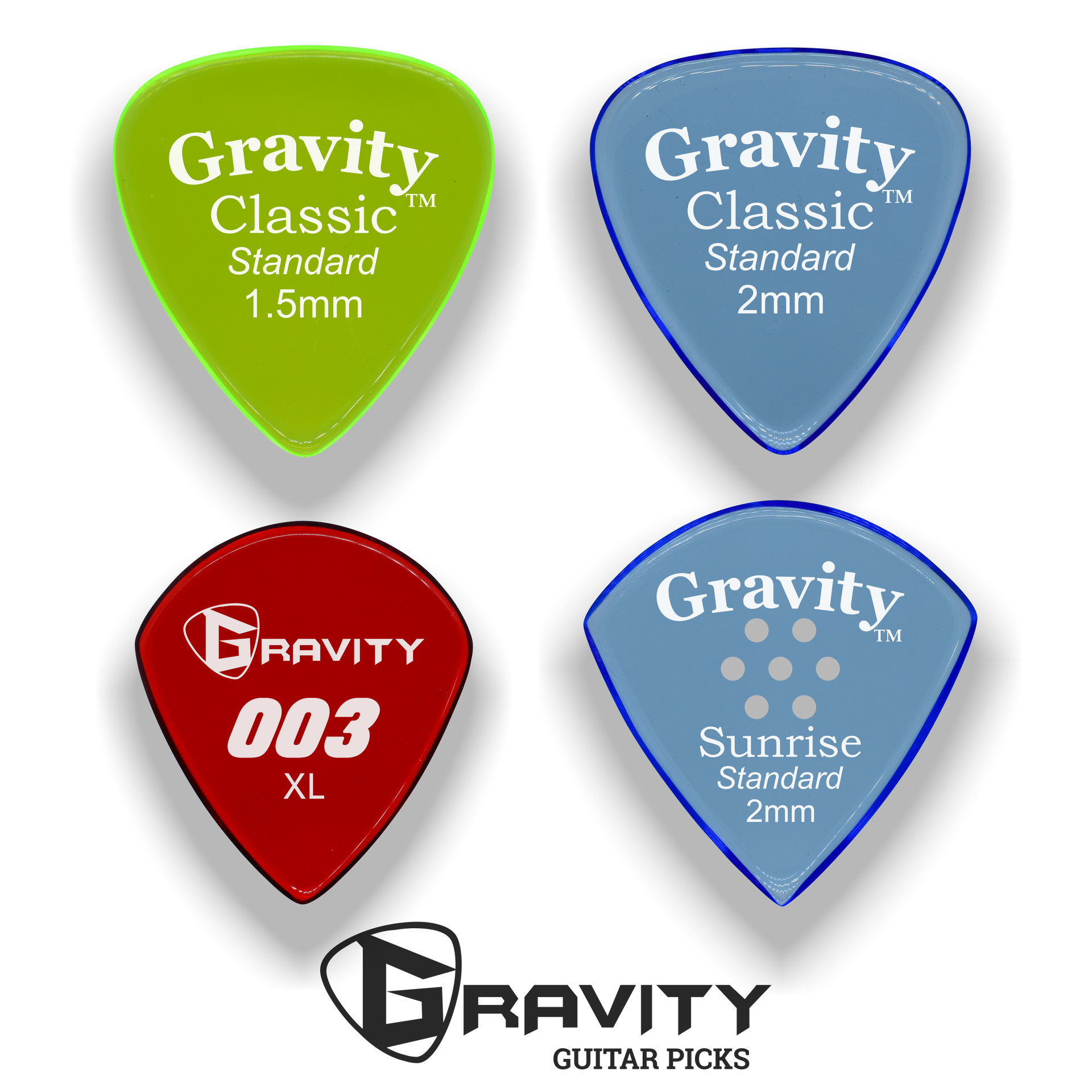 Gravity Guitar Picks Handmade In The USA. Louder, Brighter, Faster